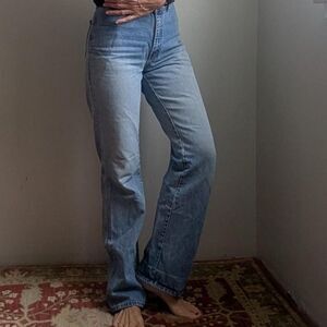 Vintage 80s Women's Blue Jeans 30x34 high rise hippy
